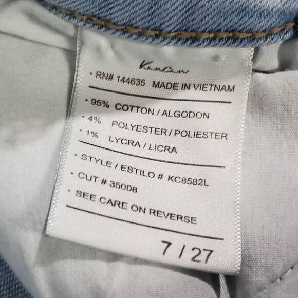 Kancan 7 27in. Light Skinny Jeans - Picture 7 of 13